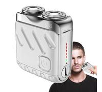 Men's Electric Shaver, Waterproof Cordless Shaver, USB Rechargeable, Wet and Dry Use, Compact and Travel-Friendly, for Car, Travel, and Camping, 2.09x1.12x2.48 inches