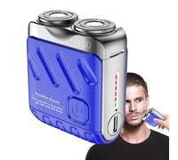 Men's Electric Shaver, Waterproof Cordless Shaver, USB Rechargeable, Wet and Dry Use, Compact and Travel-Friendly, for Car, Travel, and Camping, 2.09x1.12x2.48 inches