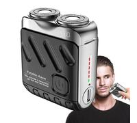 Men's Electric Shaver, Waterproof Cordless Shaver, USB Rechargeable, Wet and Dry Use, Compact and Travel-Friendly, for Car, Travel, and Camping, 2.09x1.12x2.48 inches