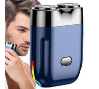 Men's Electric Shavers, Double Ring Floating Mesh Foil Shaver, 2.75 Inch Comact & Travel Friendly Design, Trimmer Portable Man Razor Precision Grooming for Lifestyle, Leg, Armpit, Chest, and Body Hair
