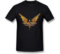 Men's Elite Dangerous Logo T Shirt T-Shirt Black L