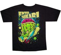 Men's Enter Shikari Brain Cartoon Head T Shirt Black S