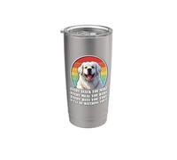 Mens Every Snack You Make Retro Vintage Great Pyrenees Lover Bicchiere termico in acciaio inox doppia parete