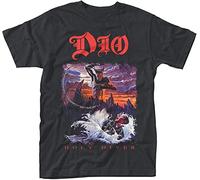 Men's Fashion Dio 'Holy Diver Album' Print Short Sleeve Funny T-Shirt Size Black S