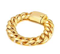 Men's Fashion Hip-Hop Rock Stainless Steel Chain Bracelet