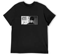 Men's Fashion T Shirts Jake Bugg Framed Image Twin Needle Sleeves And Hem Black S