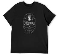 Men's Fashion T Shirts Townes Van Zandt Waiting Around to Die Style Black 3XL