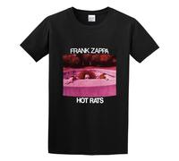 Men's Frank Zappa Hot Rats O-Neck Cotton T Shirt Black 3XL