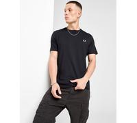 Mens Fred Perry Maglia Core - Nero, nero XL