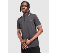 Mens Fred Perry Maglia Polo Twin Tipped - Rosso, rosso S