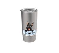 Mens Funny Canine Elements Happiness Scottish Terrier Lover Bicchiere termico in acciaio inox doppia parete