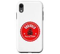 Mens Funny Pun Unhinged Rare Mint Philately Stamp Collectors Custodia per iPhone XR