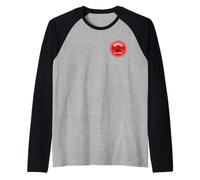 Mens Funny Pun Unhinged Rare Mint Philately Stamp Collectors Maglia con Maniche Raglan
