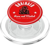 Mens Funny Pun Unhinged Rare Mint Philately Stamp Collectors PopSockets PopGrip per MagSafe