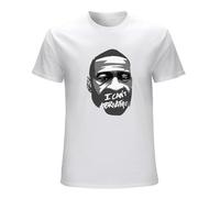 Men's George Floyd I Can’T Breathe Justice for George Floyd Tee Shirt Shirt T-Shirts White XXL