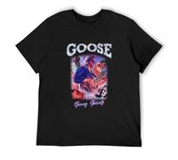 Men's Goose Band Gong Gang 90'S Hip Hop Cotton Best Gift for Birthday Holiday T-Shirts Black XXL