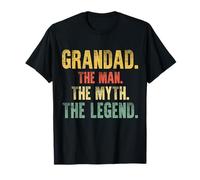 Mens Grandad Man Myth Legend Fathers Day Maglietta