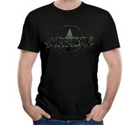 Men's Green Arrow Logo Canary Cry T Shirt Crew Neck Unisex Short Sleeve T-Shirt XL