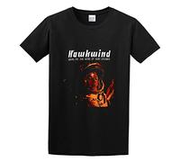 Men's Hawkwind Bring Me The Head of Yuri Gagarin Cotton T Shirt Black S