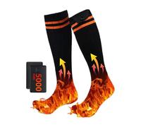 Mens Heated Socks - Cotton Ricaricabile Heated Socks | App Controlled Thermal Sock - Long Tail Winter Warm Footwear for Hiking Camping Skiing Hunting Running Outdoor Activities