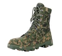 Men's High Top Military Tactical Boots Lace Up Lightweight Comfortable Military Work Shose Desert For Backpacking Mountaineering Travel Army Outdoor Jungle Hunting(Green B,46 EU)