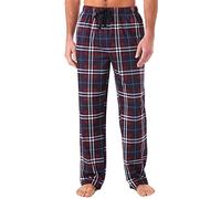 Men's Home Pants Cotton Autumn Winter Warm Sleep Bottoms Male Plus Size Plaid Print Sleepwear Pajama Pants