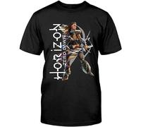 Men's Horizon_Zero_Dawn_T_Shirt_Gift_for_Men_Top_Men_S_Cotton_ Black T-Shirts Black 3XL