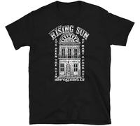 Men's House of The Rising Sun Orleans 1960S Animals N Roll NOLA Easy T-Shirts Black S