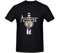 Men's I Am A Rebel Accept Men Printed O Neck T-Shirts Black XL