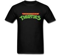 Men's Incomparable I Am Actually in My Thirties Men Tee Shirt T-Shirts Black M