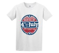 Men's Independence Day 4Th of July America Cotton T Shirt White 3XL