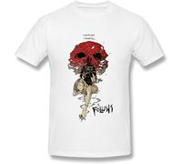 Men's It Follows Cartoon Short Sleeve T Shirt T-Shirts White S