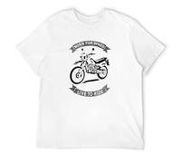 Men's Japanese Bike DT 125 Born for Speed Live To Ride - - Gift for Him, Men T-Shirts White XL