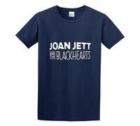 Men's Jett Joan And The Blackhearts Cotton T Shirt Navy XL