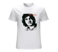 Men's Joe Cocker Joe Cocker O-Neck Cotton Tee Shirt T-Shirts White L