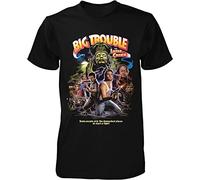 Men's John Carpenter's Big Trouble in Little China T Shirt Funny Vintage Gift for Men Black M