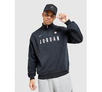 Mens Jordan Pile 1/2 Zip Graphic Flight - Nero, nero S