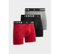 Mens Jordan Set da 3 Boxer Flight All Over Print - Rosso, rosso XL