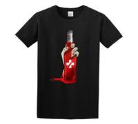 Men's Juggernog Bottle of Blood Fashion Style Fitness Brands Sizeblack T-Shirt Black XXL