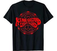 Men's King Funny Gizzard The Lizard Gift Wizard T-Shirt Tee Black S