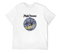 Men's Kings Road Merch Empires Fall Night Demon T-Shirts White XXL