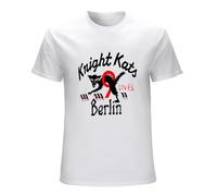 Men's Knight Kats Berlin Vintage Luftwaffe Pilots Motorcycle Club T-Shirts White S