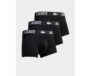 Mens Lacoste Set da 3 Boxer Croc - Nero, nero S