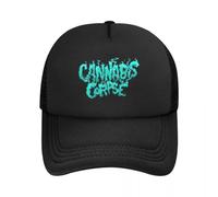 Mens Ladies Fashion Blu Neon Mesh Baseball cap Unisex Moda Trucker cap Death Metal Band papà Cappello Regolabile Snapback cap Lavabile Regalo Unisex