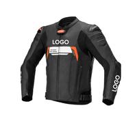 Men's Leather Motorbike/Motorcycle Jacket Moto GP V4-sport Racing Custom Made