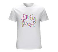 Men's Living Colour Logo T-Shirt White XL