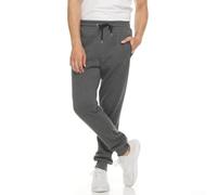 Men's Loose Joggers Pants Zipper Pockets Bundle Foot(Dark Gray 2XL) | Loose bundle foot design, side zipper pockets, drawstring waist, solid color options, autumn winter wear