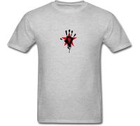 Men's Mano Negra Latin Alternative Logo Short Sleeve T Shirt Grey XXL