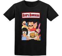 Men's Men Bob's Burgers Style T Shirt Black XL