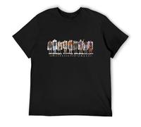 Men's Men Heroes of Olympus Vintage 100% Cotton Tee Shirt Short Sleeve Percy Jackson Crew Neck Clothing T-Shirts Black XXL